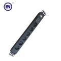 8 way power distribution unit PDU France Germany socket rack mount PDU 220V 16A Euro socket for server cabinets